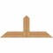 Ekena Millwork Portland Timber Gable Bracket, Western Red Cedar, 48"W x 20"H x 3 1/2"D x 5 1/2"F, 10/12 Pitch GBW048X20X0406POR00SWR - alternate 1